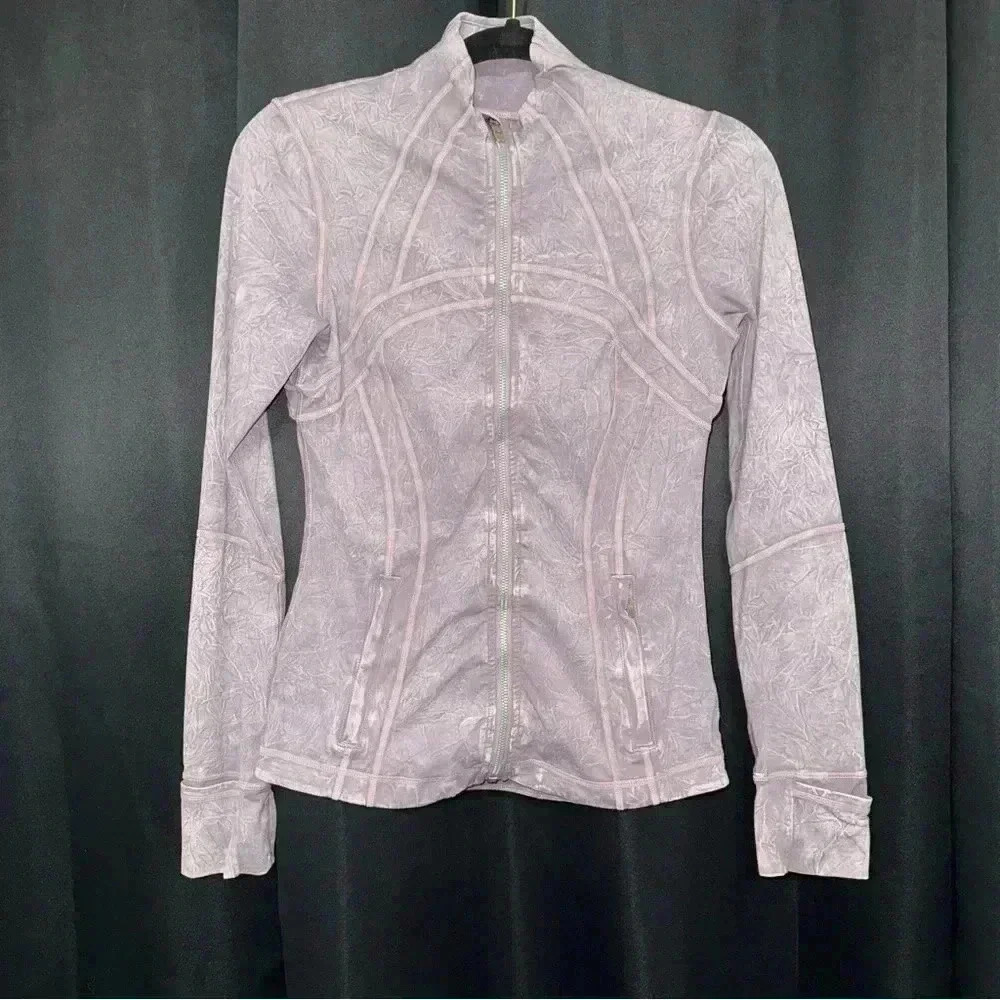 RARE Lululemon Define Jacket Ice Dye Size 6